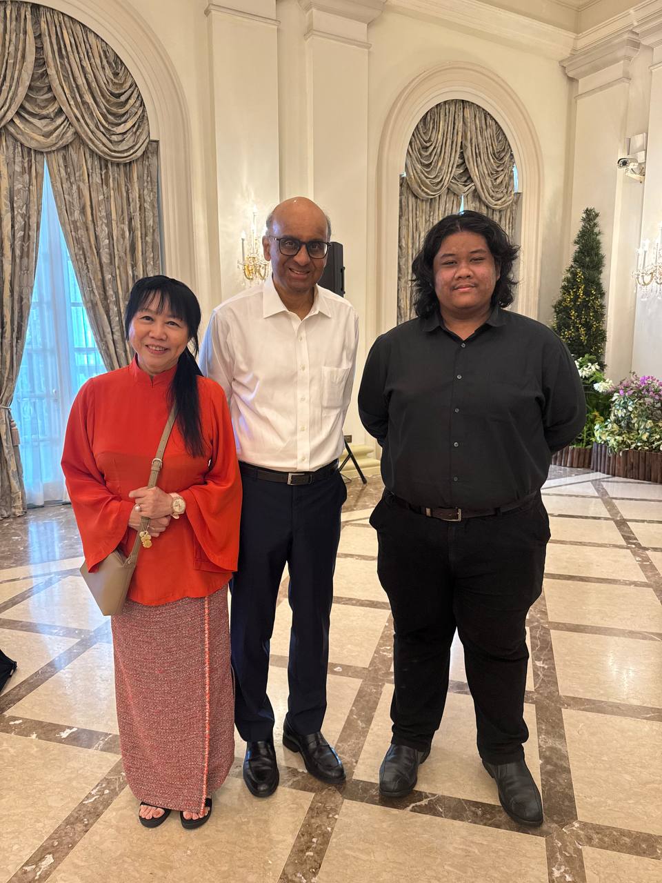 At the Istana, Singapore